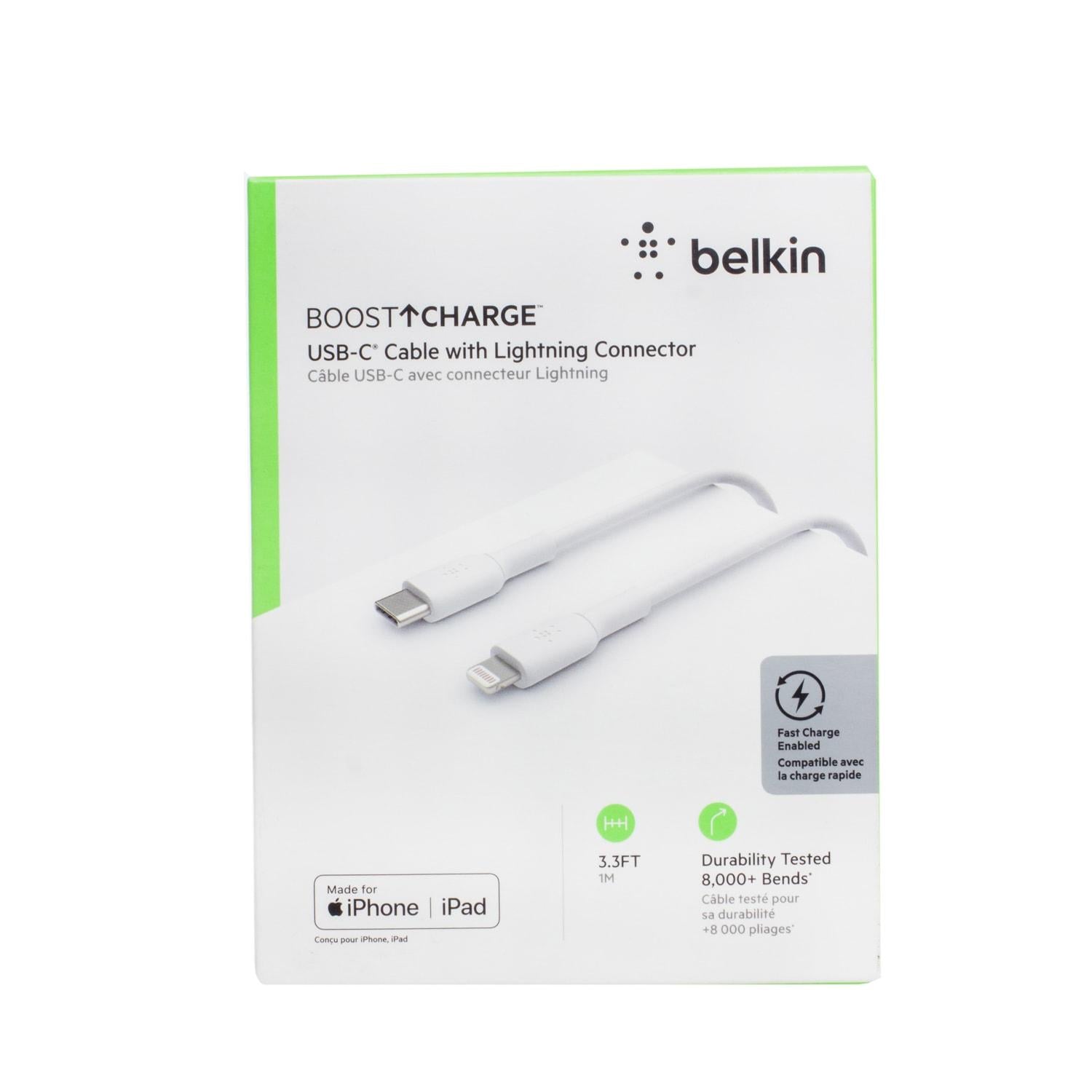 Cable USB Tipo C a Lightning para Cargador CAA003 - Belkin - Novamedical