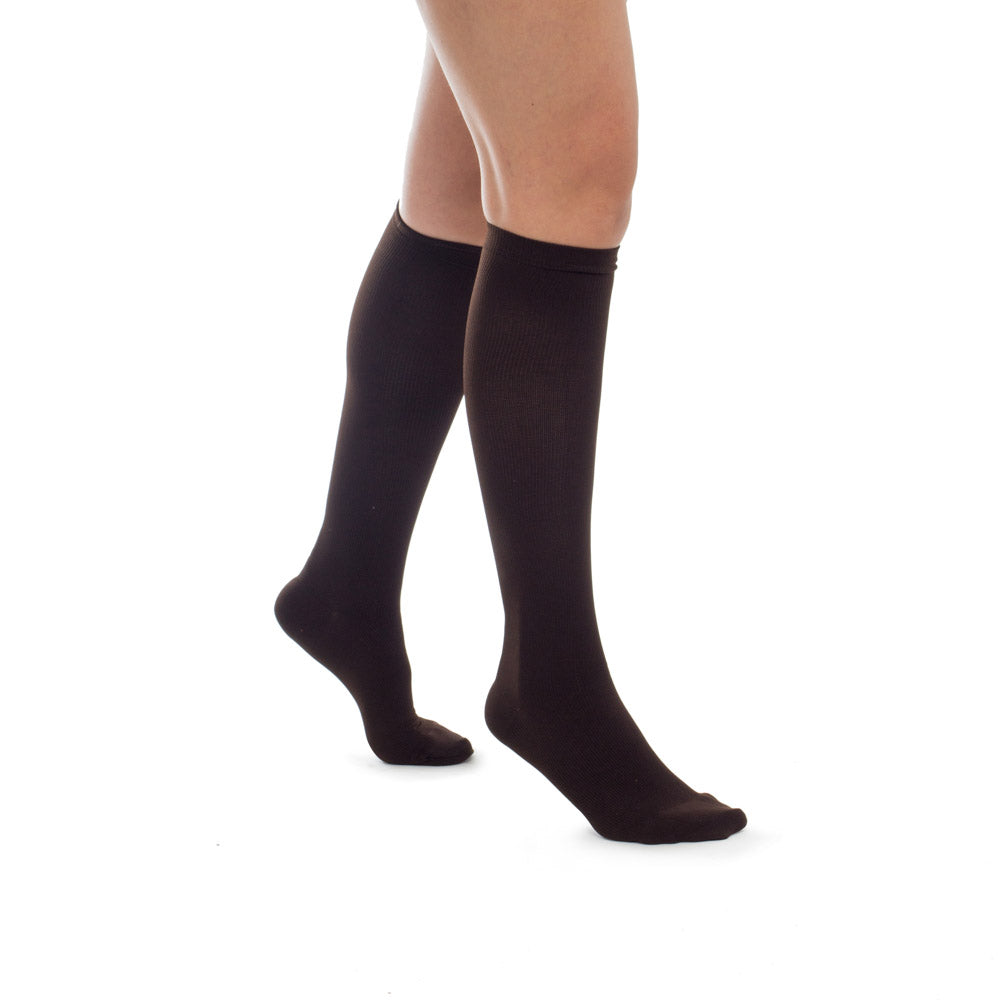 Calcetines hasta la rodilla antideslizantes para niña Calcetines de algodón  hasta el muslo Medias de bebé, Tamaño: Longitud del calcetín 47 cm (Negro)