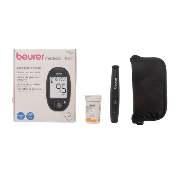 Glucómetro medidor de glucosa GL 44 mg/dL Cat. BEU-GL44 Marca Beurer